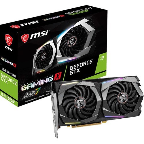 MSI NVIDIA GeForce GTX 1660 SUPER Graphic Card - 6 GB GDDR6 - 1.83 GHz Boost Clock - 192 bit Bus Width - PCI Express 3.0 x16 - - G166SGX