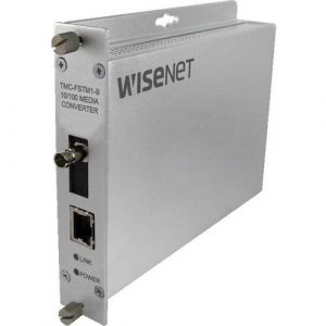 100M MEDIA CONVERTER A ST CONN MULTI-MODE 1 FIBER POE+ - TMC-FSTM1POEM-A