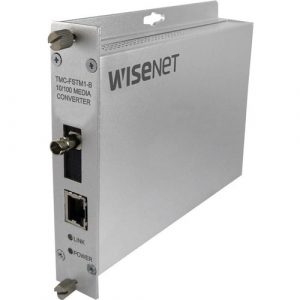 100M MEDIA CONVERTER A SC CONN MULTI-MODE 1 FIBER POE+ - TMC-FSCM1POEM-A
