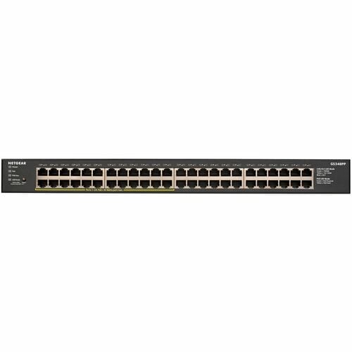 48PORT GIGABIT ETHERNET UNMANAGED POE+ - GS348PP-100NAS - Image 3