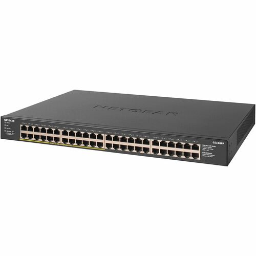 48PORT GIGABIT ETHERNET UNMANAGED POE+ - GS348PP-100NAS