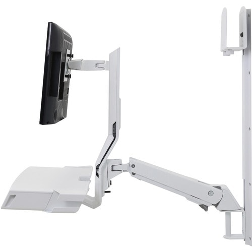 SV COMBO ARM WORKSURFACE W/ SML CPU HOLD PAN BWT - 45-594-216 - Image 2