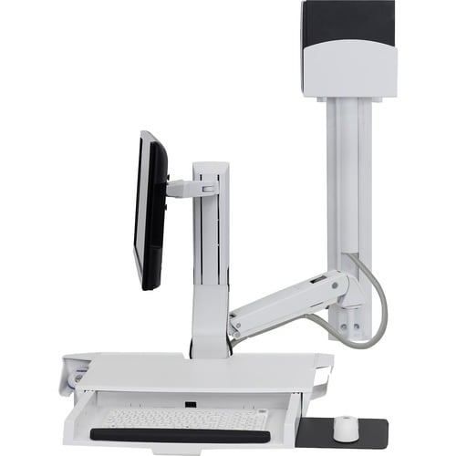 SV COMBO ARM WORKSURFACE W/ SML CPU HOLD PAN BWT - 45-594-216 - Image 3