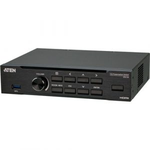 ATEN Seamless Presentation Switch with Quad View Multistreaming - 1920 x 1080 - Twisted Pair - 1 x 2 - Display, Tablet, Notebook, Smartphone - 2 x HDMI - VP2120