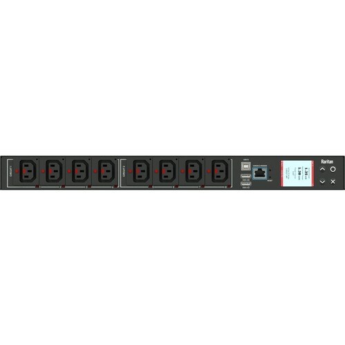 Raritan PX3-4200R-E2 (8) IEC320 C13 Locking PDU - NEMA L6-30P (2P3W) - 8 x IEC 60320 C13 - 208 V - Network (RJ-45) PX3-4200R-E2 - Image 2