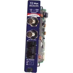 Advantech Slide-In Modular Media Converter T1/E1/J1 and DS3/E3/STS Series - 1 x SC Ports - Single-mode - 0.1 mil, 0.1 mil Fiber - Fast Ethernet - 100Base-T, 100Base-X - IMC-723-SSER