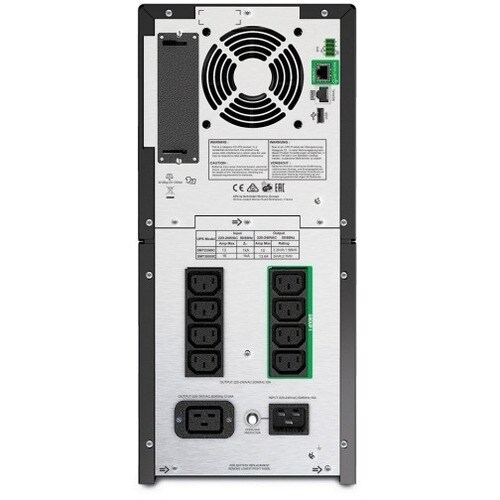 APC by Schneider Electric Smart-UPS 2.2kVA Tower UPS - Tower - 3 Hour Recharge - 8.70 Minute Stand-by - 230 V AC, 230 V AC, 240 V AC - SMT2200IC - Image 2