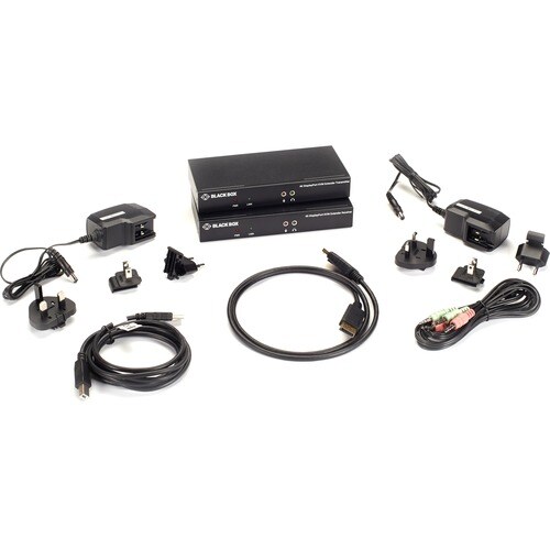 4K DP SH FIBER KVM EXT USB 2.0 SERIAL AUDIO LOCAL VIDEO - KVXLCDPF-100 - Image 4