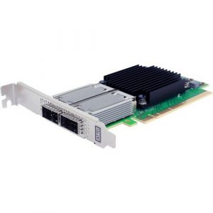 ATTO 100Gigabit Ethernet Card - PCI Express 3.0 x16 - 2 Port(s) - Optical Fiber - 100GBase-X, 50GBase-X, 40GBase-X, 25GBase-X, 10GBase-X - Plug-in Card FFRM-N312-000