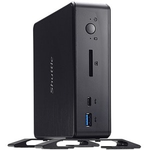 Shuttle XPC nano NC10U5 Barebone System - Mini PC - Core i5 8th Gen i5-8265U 1.60 GHz - 32 GB DDR4 SDRAM Maximum RAM Support - 2 Total - NC10U5