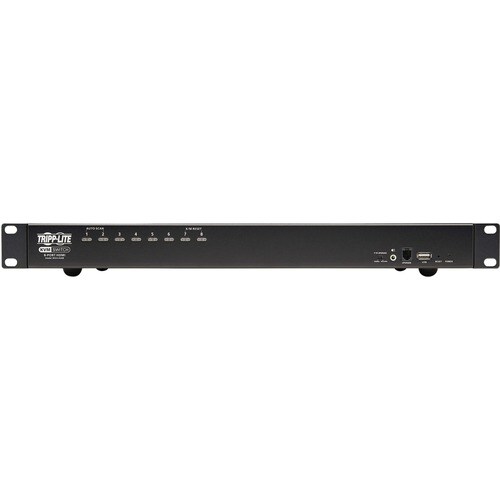 Eaton Tripp Lite Series 8-Port HDMI/USB KVM Switch with Audio/Video and USB Peripheral Sharing, 1U Rack-Mount, TAA - 8 Computer(s) - 4 Local User(s) - 1920 x 1200 - B024-HU08 - Image 2