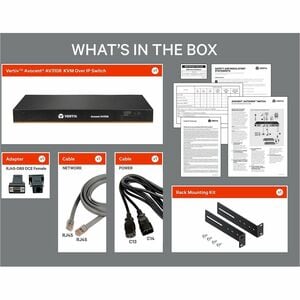 Vertiv 8PORT AUTOVIEW KVM W/ 1 LOCAL + 1 REMOTEUS VM + CAC TAA AV3108-400