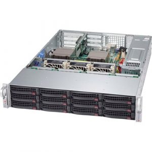 SC826B WIO W/ DIRECT ATTACHED S AS3 4NVME TITANIUM 12 - CSE-826BAC4-R1K23WB