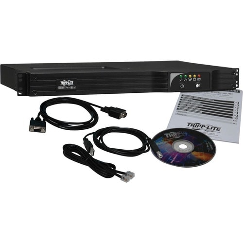 Eaton Tripp Lite Series SmartPro 120V 500VA 300W Line-Interactive UPS, 1U, WEBCARDLX, USB, DB9, 6 Outlets - 1U Rack/Tower - AVR - 14.40 Hour Recharge - 3 Minute - SMART500RT1UN - Image 5