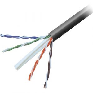 1000FT BULK CAT6 ORG GIGABIT SOLID 24AWG PLENUM CABLE 4PR - A7L704-1000OR-P