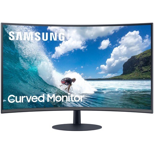 Samsung C32T550FDN 32" Class Full HD Gaming LCD Monitor - 16:9 - Dark Blue Gray - 32" Viewable - 1920 x 1080 - FreeSync - Speakers - HDMI - LC32T550FDNXZA - Image 2