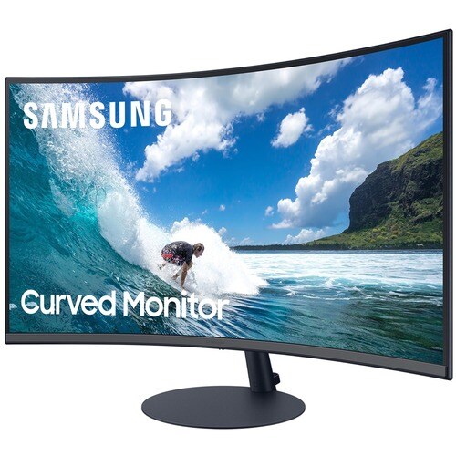 Samsung C32T550FDN 32" Class Full HD Gaming LCD Monitor - 16:9 - Dark Blue Gray - 32" Viewable - 1920 x 1080 - FreeSync - Speakers - HDMI - LC32T550FDNXZA