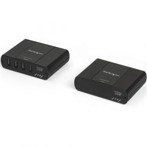 4 PORT USB 2.0 EXTENDER HUB USB-A OVER CAT5/6 ETHERNET RJ45 - USB2G4LEXT2NA