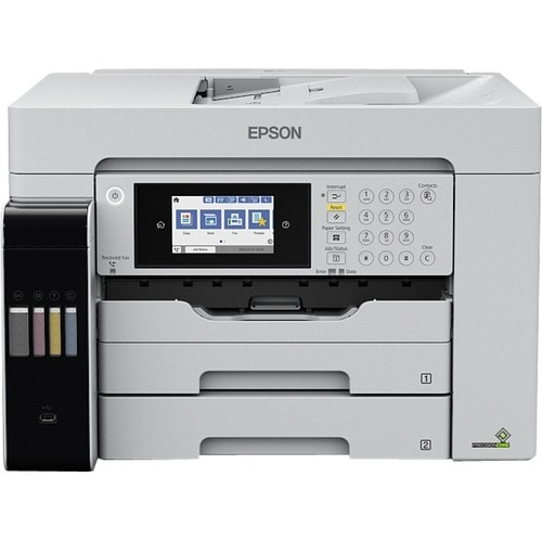 Epson WorkForce ST-C8000 Wireless Inkjet Multifunction Printer - Color - 25 ppm Mono/25 ppm Color Print - Fast Ethernet - Wireless LAN - Wi-Fi Direct - USB - - C11CH71202