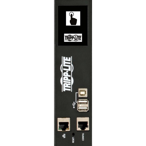 Eaton Tripp Lite Series 16.2kW 208V 3PH Monitored Per-Outlet PDU - LX Interface, Gigabit, 18 Outlets, IEC 309 60A Blue Input, LCD, 1.8 m Cord, 0U 1.8 m - PDU3EVNR6G60A - Image 3
