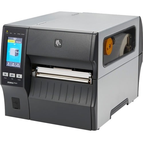 ZEBRA ZT421 Industrial Direct Thermal/Thermal Transfer Printer – Label Print – USB – Serial – TAA Compliant – 102″ Print Length x 6.60″ Print Width – 12.01 in/s - ZT42162-T0100AGA