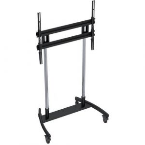 Premier Mounts Large Format Mobile Cart for Flat-panels up to 300 lbs - Up to 98" Screen Support - 300 lb Load Capacity - 84.72" Height x 44.94" - LFC-L