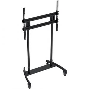 Premier Mounts Large Format Mobile Cart for Flat-panels up to 300 lbs - Up to 98" Screen Support - 300 lb Load Capacity - 84.72" Height x 44.94" - LFC-LB