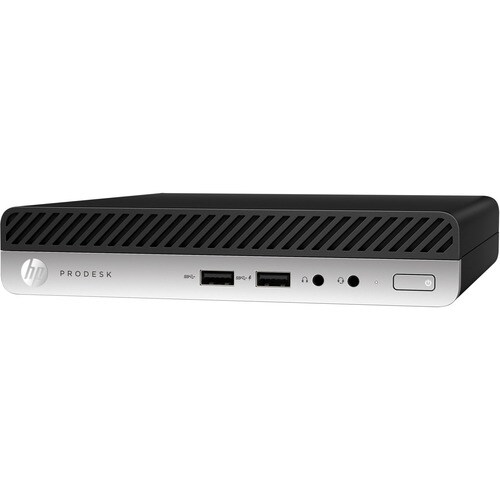 HP Business Desktop ProDesk 400 G5 Desktop Computer - Intel Core i3 9th Gen i3-9100T - 8 GB - 256 GB SSD - Desktop Mini - 65 W - 1W8W9US#ABA - Image 2