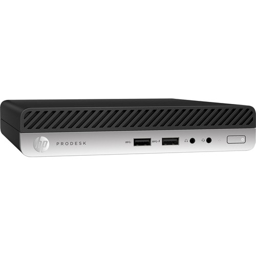 HP Business Desktop ProDesk 400 G5 Desktop Computer - Intel Core i3 9th Gen i3-9100T - 8 GB - 256 GB SSD - Desktop Mini - 65 W - 1W8W9US#ABA - Image 3