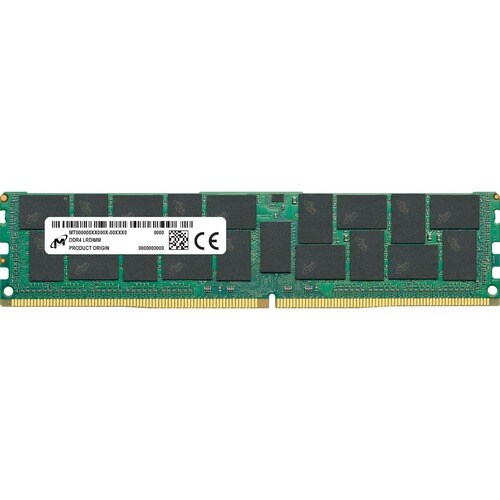 Micron 64GB DDR4 SDRAM Memory Module - 64 GB - DDR4-2666/PC4-21333 DDR4 SDRAM - 2666 MHz - CL19 - 1.20 V - ECC - 288-pin - LRDIMM MTA72ASS8G72LZ-2G6J1 - MTA72ASS8G72LZ-2G6J1