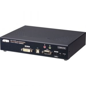 ATEN DVI-I Single Display KVM over IP Transmitter - WUXGA - 1920 x 1200 Maximum Video Resolution - 1 x Network (RJ-45) - 3 x USB - 2 - KE6900AT