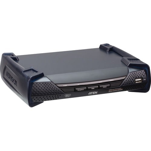 ATEN DVI-I Dual Display KVM over IP Receiver - 2 Computer(s) - WUXGA - 1920 x 1200 Maximum Video Resolution - 1 x Network (RJ-45) - 4 x - KE6940AR - Image 4