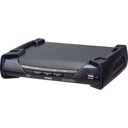 ATEN DVI-I Dual Display KVM over IP Receiver - 2 Computer(s) - WUXGA - 1920 x 1200 Maximum Video Resolution - 1 x Network (RJ-45) - 4 x - KE6940AR