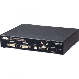 ATEN DVI-I Dual Display KVM over IP Transmitter - 2 Computer(s) - 2 Local User(s) - WUXGA - 1920 x 1200 Maximum Video Resolution - 1 x Network - KE6940AT
