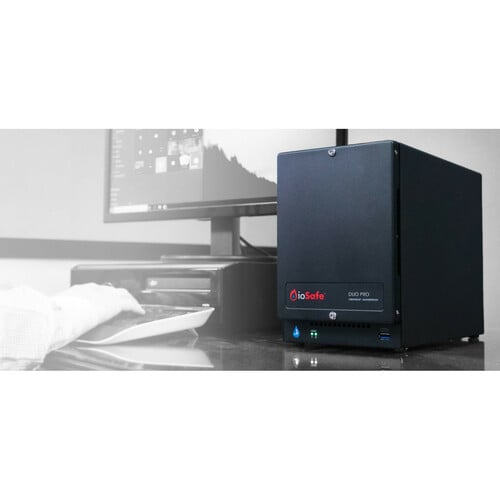 ioSafe Duo Pro DAS Storage System (5 Year DRS) - 2 x HDD Supported - 24 TB Supported HDD Capacity - 16 TB Installed HDD Capacity - Serial - 72410-1940-1500 - Image 3