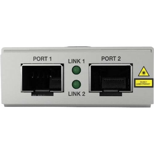 Allied Telesis MMC10GSP/SP Transceiver/Media Converter - Single-mode, Multi-mode - 10 Gigabit Ethernet - 10GBase-X - 0.10 km - 2 x Expansion Slots - SFP+ - 2 x SFP+ - AT-MMC10GSP/SP-960 - Image 2
