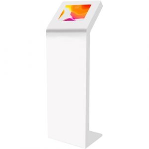 CTA Digital Premium Kiosk Station for iPad Gen 7-10 & Other 9-11" Tablets (White) - Up to 11" Screen Support - Floor - Metal - White PAD-KSDKW - PAD-KSDKW