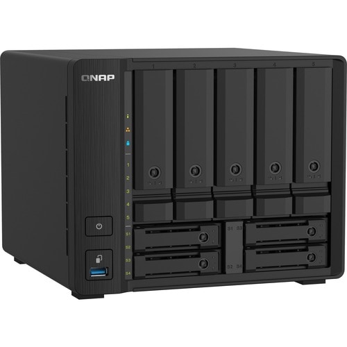 TS-932PX 5 +4BAY 64BIT NAS W/HW ENCRYPT 4CORE 1.7GHZ 4GB RAM 2X10GB - TS-932PX-4G-US