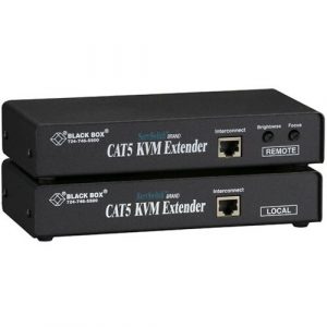 Black Box ServSwitch ACU1001A KVM Console/Extender - 1 Computer(s) - 1000 ft Range - 1600 x 1280 Maximum Video Resolution - 2 x Network (RJ-45) - 4 x - ACU1001A