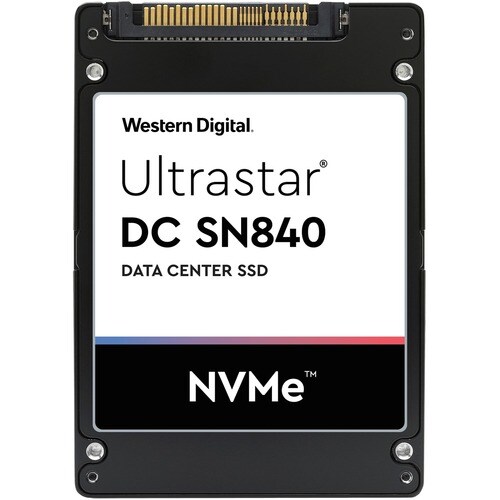 Western Digital Ultrastar DC SN840 WUS4BA138DSP3XZ 3.75 TB Solid State Drive - 2.5" Internal - U.2 (SFF-8639) NVMe (PCI Express NVMe 3.1) - Storage System, Server Device Supported - 0TS2048