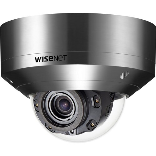 Wisenet XNV-8080RSA 5 Megapixel HD Network Camera - Color, Monochrome - Dome - Silver - 164.04 ft - H.264, H.265, MJPEG - 2560 x 1920 - 3.90 mm- - XNV-8080RSA