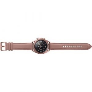 Samsung Galaxy Watch3 (41MM), Mystic Bronze (LTE) - Round - 46.2 mm - 11.1 mm - 45 mm - ECG Sensor, Accelerometer, Barometer, Gyro Sensor, Ambient Light Sensor, - SM-R855UZDAXAR