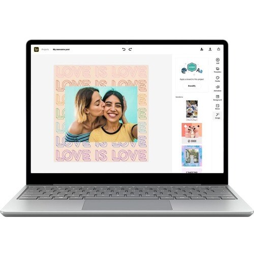 Microsoft Surface Laptop Go Notebook for Education 12.4" Touchscreen Notebook - 1536 x 1024 - Intel Core i5 - 4 GB RAM - 64 GB Flash Memory - - 21K-00001 - Image 10