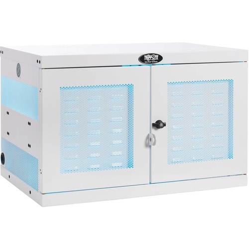 Eaton Tripp Lite Series Safe-IT Multi-Device UV Charging Station, Hospital-Grade, 16 USB Ports, iPad and Android Tablets, Antimicrobial, White - 1 x Shelf(ves) - 18.8" Height x 30.3" - CS16USBWHG