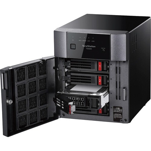 BUFFALO TeraStation 3420 4-Bay SMB 16TB (4x4TB) Desktop NAS Storage w/ Hard Drives Included - Annapurna Labs Alpine AL-214 Quad-core (4 Core) 1.40 GHz - 4 x HDD - TS3420DN1604 - Image 11