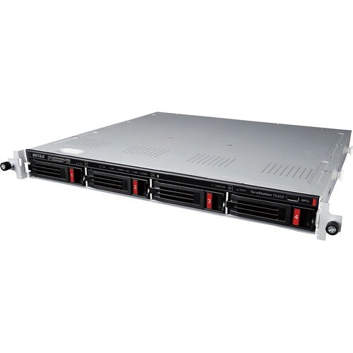 BUFFALO TeraStation 3420 4-Bay SMB 4TB (2x2TB) Rackmount NAS Storage w/ Hard Drives Included - Alpine AL-214 Quad-core (4 Core) 1.40 GHz - 4 x HDD Supported - - TS3420RN0402 - Image 4