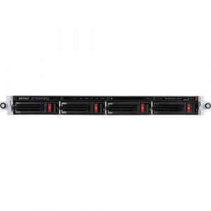 BUFFALO TeraStation 3420 4-Bay SMB 8TB (2x4TB) Rackmount NAS Storage w/ Hard Drives Included - Alpine AL-214 Quad-core (4 Core) 1.40 GHz - 4 x HDD Supported - - TS3420RN0802