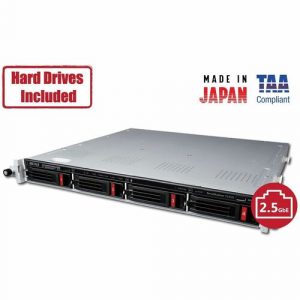 BUFFALO TeraStation 3420 4-Bay SMB 16TB (2x8TB) Rackmount NAS Storage w/ Hard Drives Included - Annapurna Labs Alpine AL-214 Quad-core (4 Core) 1.40 GHz - 4 x HDD - TS3420RN1602