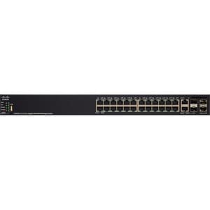 Cisco CERT REFURB SG550X-24P 24PORT GIGABIT POE STACKABLE SW REMAN SG550X-24P-K9NA-RF