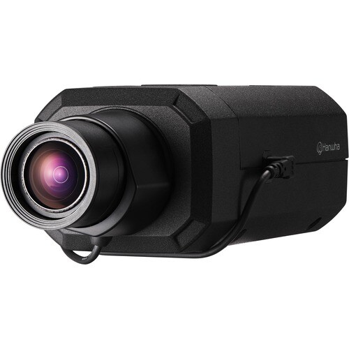 Wisenet XNB-9002 8 Megapixel Indoor/Outdoor 4K Network Camera - Color - Box - Black - H.264, H.265, MJPEG - 3840 x 2160 - 2.80 mm- 8.40 mm Varifocal - XNB-9002
